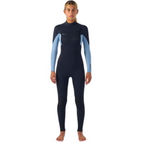 Dames Hyperfreak 4/3+mm Borst Ritssluiting Wetsuit
